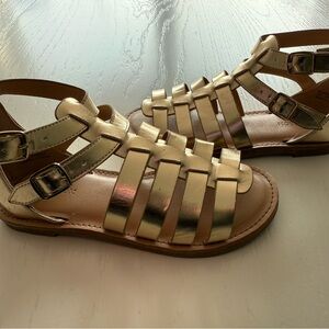Nordstrom Gold Gladiator Sandals